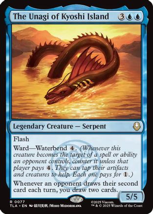 The Unagi of Kyoshi Island (TLA-077) - Avatar: The Last Airbender Foil