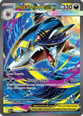 Mega Sharpedo ex 127/094  - Holofoil ME02 Phantasmal Flames - Special Illustration Rare