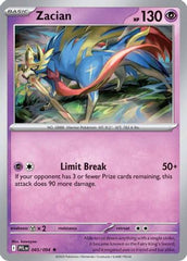 Zacian 045/094  - Holofoil ME02 Phantasmal Flames - Rare