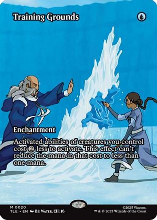 Training Grounds (Borderless) (TLE-020) - Avatar: The Last Airbender: Eternal-Legal Foil