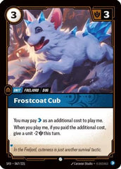 Frostcoat Pup (067/221) - Spiritforged Foil