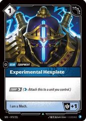 Experimental Hexplate (073/221) - Spiritforged