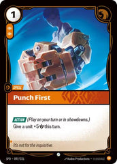 Punch First