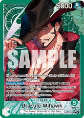 Dracule Mihawk (Alternate Art) (OP14-020) - The Azure Sea's Seven Foil