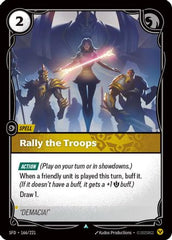 Rally the Troops (166/221) - Spiritforged Foil