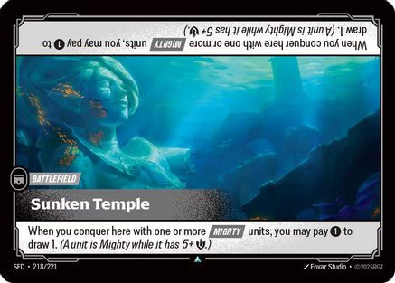 Sunken Temple (218/221) - Spiritforged Foil