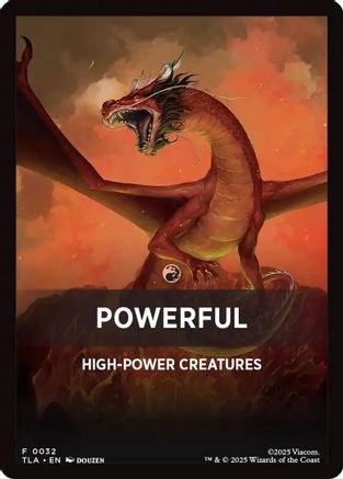 Powerful Theme Card (TLA-032) - Avatar: The Last Airbender