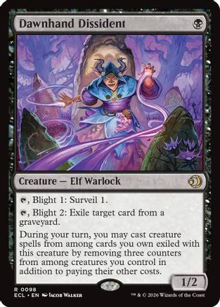 Dawnhand Dissident (ECL-098) - Lorwyn Eclipsed Foil