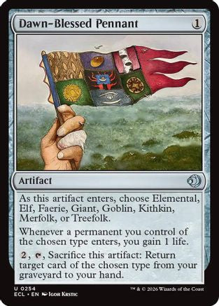 Dawn-Blessed Pennant (ECL-254) - Lorwyn Eclipsed Foil