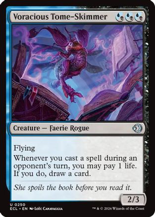 Voracious Tome-Skimmer (ECL-250) - Lorwyn Eclipsed