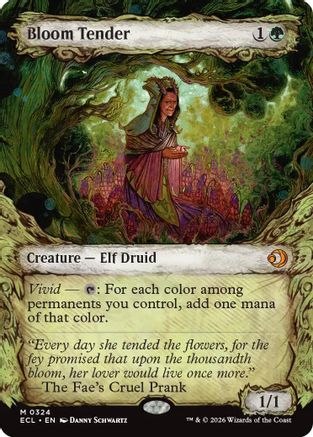 Bloom Tender (0324) (Showcase) (ECL-324) - Lorwyn Eclipsed Foil