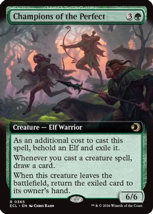 Champions of the Perfect (Extended Art) (ECL-365) - Lorwyn Eclipsed