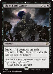 Black Sun's Zenith (ECC-071) - Commander: Lorwyn Eclipsed