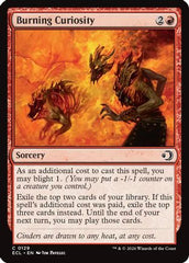 Burning Curiosity (ECL-129) - Lorwyn Eclipsed Foil