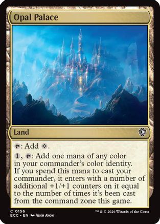 Opal Palace (ECC-156) - Commander: Lorwyn Eclipsed