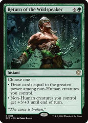 Return of the Wildspeaker (ECC-115) - Commander: Lorwyn Eclipsed