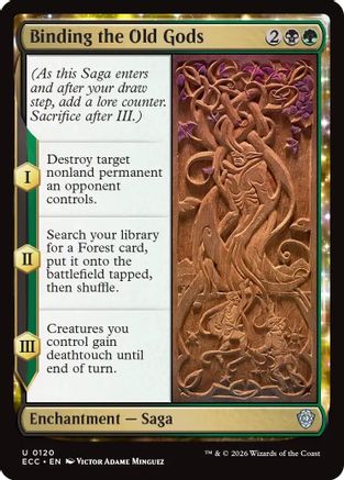 Binding the Old Gods (ECC-128) - Commander: Lorwyn Eclipsed