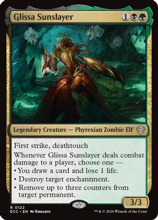 Glissa Sunslayer (ECC-122) - Commander: Lorwyn Eclipsed