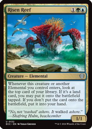 Risen Reef (ECC-132) - Commander: Lorwyn Eclipsed