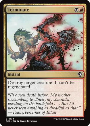 Terminate (ECC-134) - Commander: Lorwyn Eclipsed