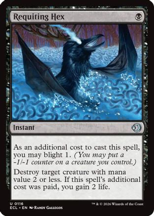 Requiting Hex (ECL-116) - Lorwyn Eclipsed Foil