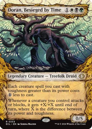 Doran, Besieged by Time (Showcase) (ECL-334) - Lorwyn Eclipsed