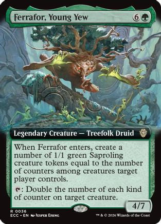 Ferrafor, Young Yew (Extended Art) (ECC-036) - Commander: Lorwyn Eclipsed