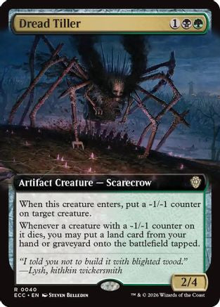 Dread Tiller (Extended Art) (ECC-040) - Commander: Lorwyn Eclipsed
