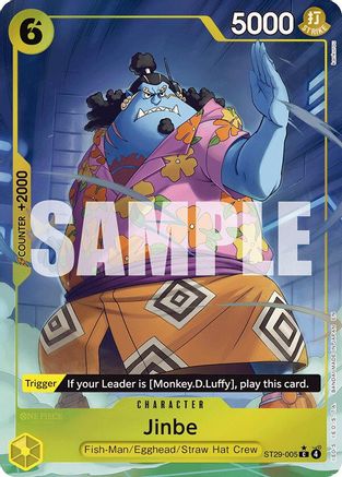 Jinbe (Full Art) (ST29-005) - Starter Deck 29: Egghead Foil