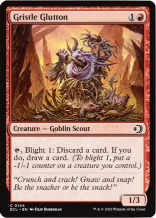 Gristle Glutton (ECL-144) - Lorwyn Eclipsed Foil