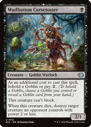 Mudbutton Cursetosser (ECL-112) - Lorwyn Eclipsed Foil