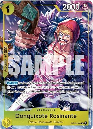 Donquixote Rosinante (Illustration Box Vol.6) (OP12-108) - One Piece Promotion Cards Foil