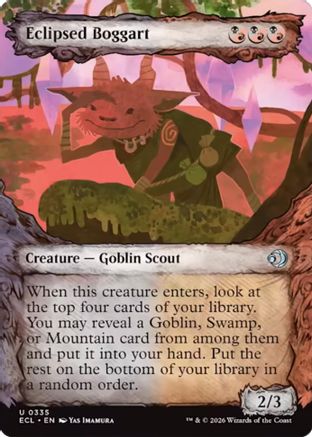Eclipsed Boggart (Showcase) (ECL-335) - Lorwyn Eclipsed Foil