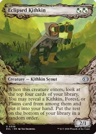 Eclipsed Kithkin (Showcase) (ECL-338) - Lorwyn Eclipsed Foil