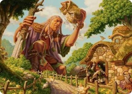 Curious Colossus Art Card (ASECL-001) - Art Series: Lorwyn Eclipsed