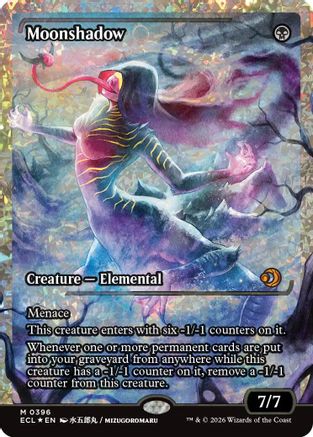 Moonshadow (0396) (Showcase) (Fracture Foil) (ECL-396) - Lorwyn Eclipsed Foil