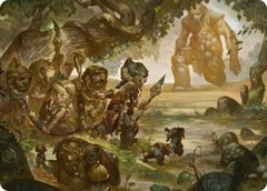 Protective Response Art Card (ASECL-003) - Art Series: Lorwyn Eclipsed