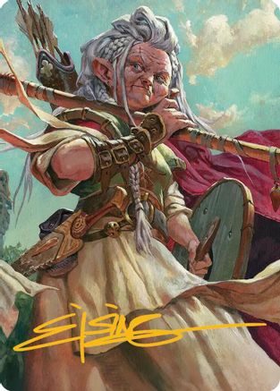 Brigid, Clachan's Heart Art Card (Gold-Stamped Signature) (ASECL-029) - Art Series: Lorwyn Eclipsed