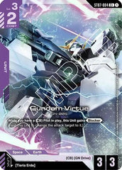 Gundam Virtue (ST07-004) (C+) (ST07-004) - Starter Deck 07 Celestial Drive Holofoil