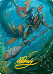 Sygg, Wanderwine Wisdom Art Card (Gold-Stamped Signature) (ASECL-032) - Art Series: Lorwyn Eclipsed