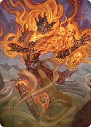 Ashling, Rekindled Art Card (33/54) (ASECL-033) - Art Series: Lorwyn Eclipsed