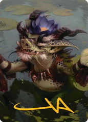 Ignoble Hierarch Art Card (Gold-Stamped Signature) (ASECL-050) - Art Series: Lorwyn Eclipsed