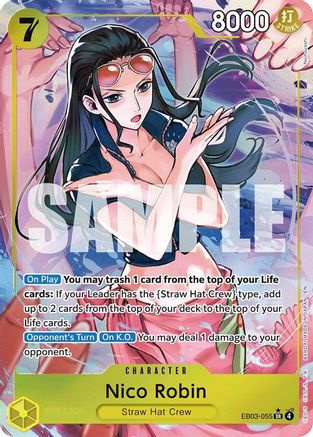 Nico Robin (055) (Alternate Art) (EB03-055) - Extra Booster: One Piece Heroines Edition Foil
