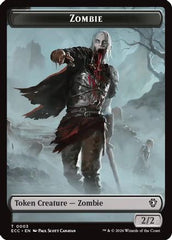 Zombie // Snake Double-Sided Token (ECC-3 // 8) - Commander: Lorwyn Eclipsed Foil