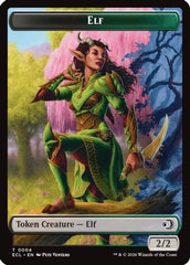 Elf // Kithkin (0007) Double-Sided Token (ECL-4 // 7) - Lorwyn Eclipsed Foil