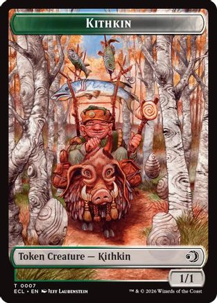 Kithkin // Treasure Double-Sided Token (ECL-7 // 10) - Lorwyn Eclipsed