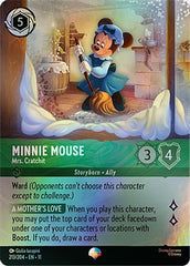 Minnie Mouse - Mrs. Cratchit (Epic) (213/204) - Winterspell Holofoil