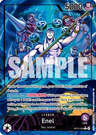 Enel (OP15-058) (Alternate Art) (OP15-058) - Adventure on Kami's Island Foil
