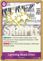 Lightning Beast Kiten