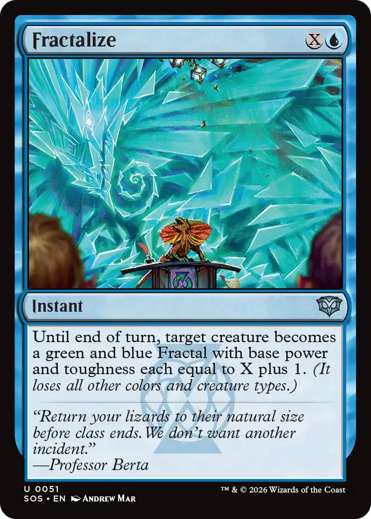 Fractalize (SOS-051) - Secrets of Strixhaven